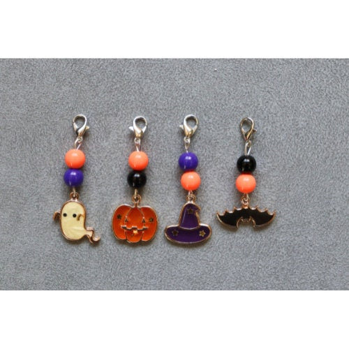 Halloween bridle charm, Pumpkin tack charm, Cute charm for horseback riding, Equestrian gift