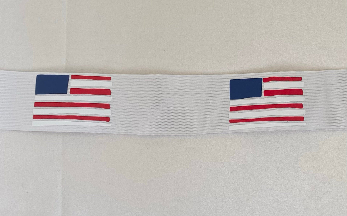 1.5 inch elastic equestrian belt, Flags horseback riding belt, Fourth of July horse show belt, Equestrian gift