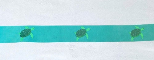 1.5 inch elastic equestrian belt, Sea Turtle horseback riding belt, Kids horse show belt, Equestrian gift