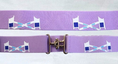 1.5 inch elastic equestrian belt, Cross rails horseback riding belt, Adjustable horse show belt, Equestrian gift